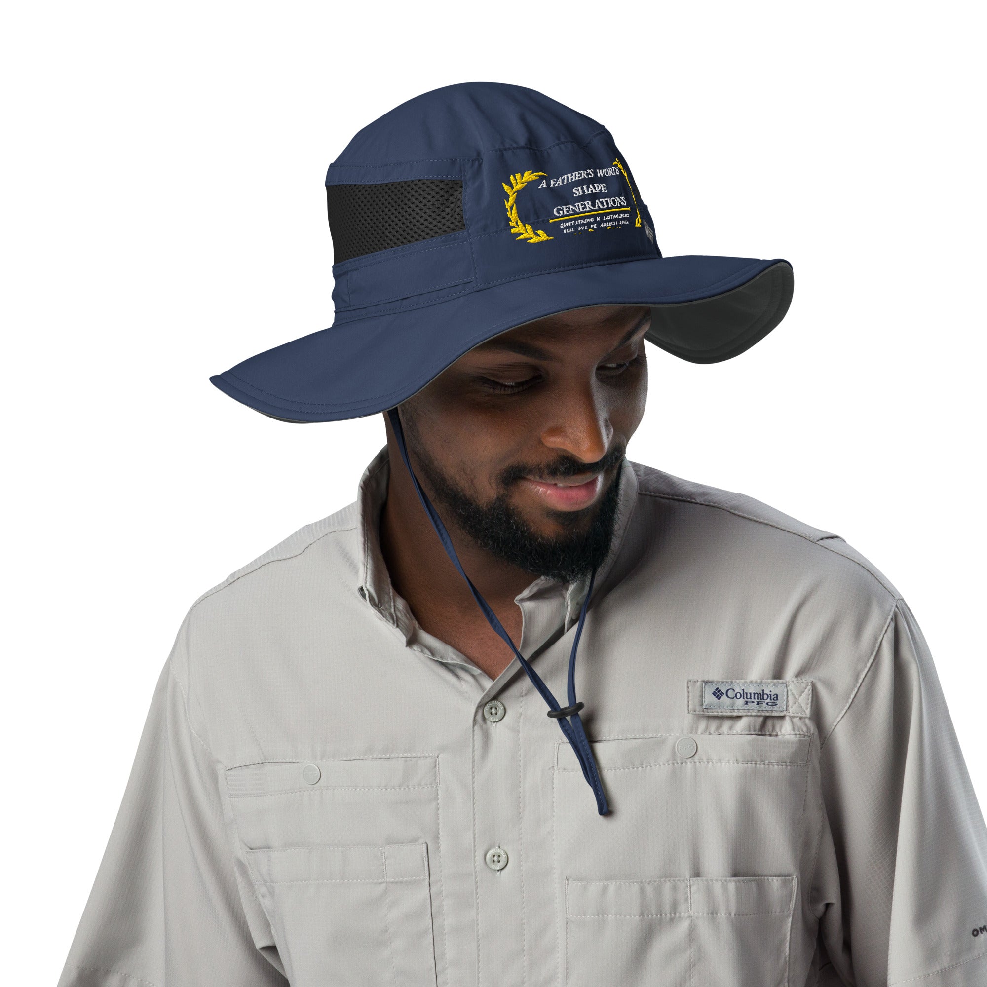 Quiet Inspiration, Columbia booney hat, Motivational & Inspirational Drinkware