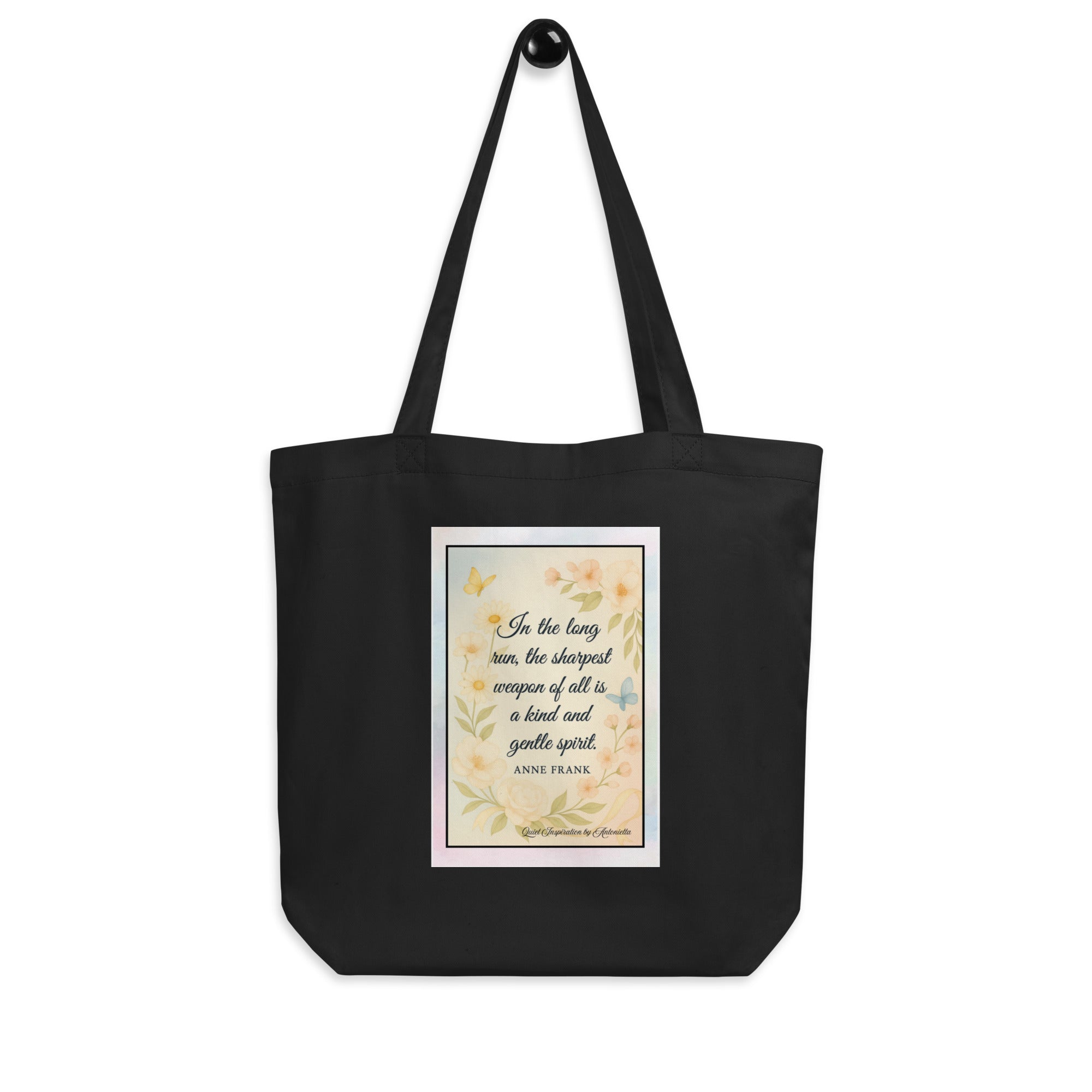 Anne Frank, “ In the long run…” Eco Tote Bag