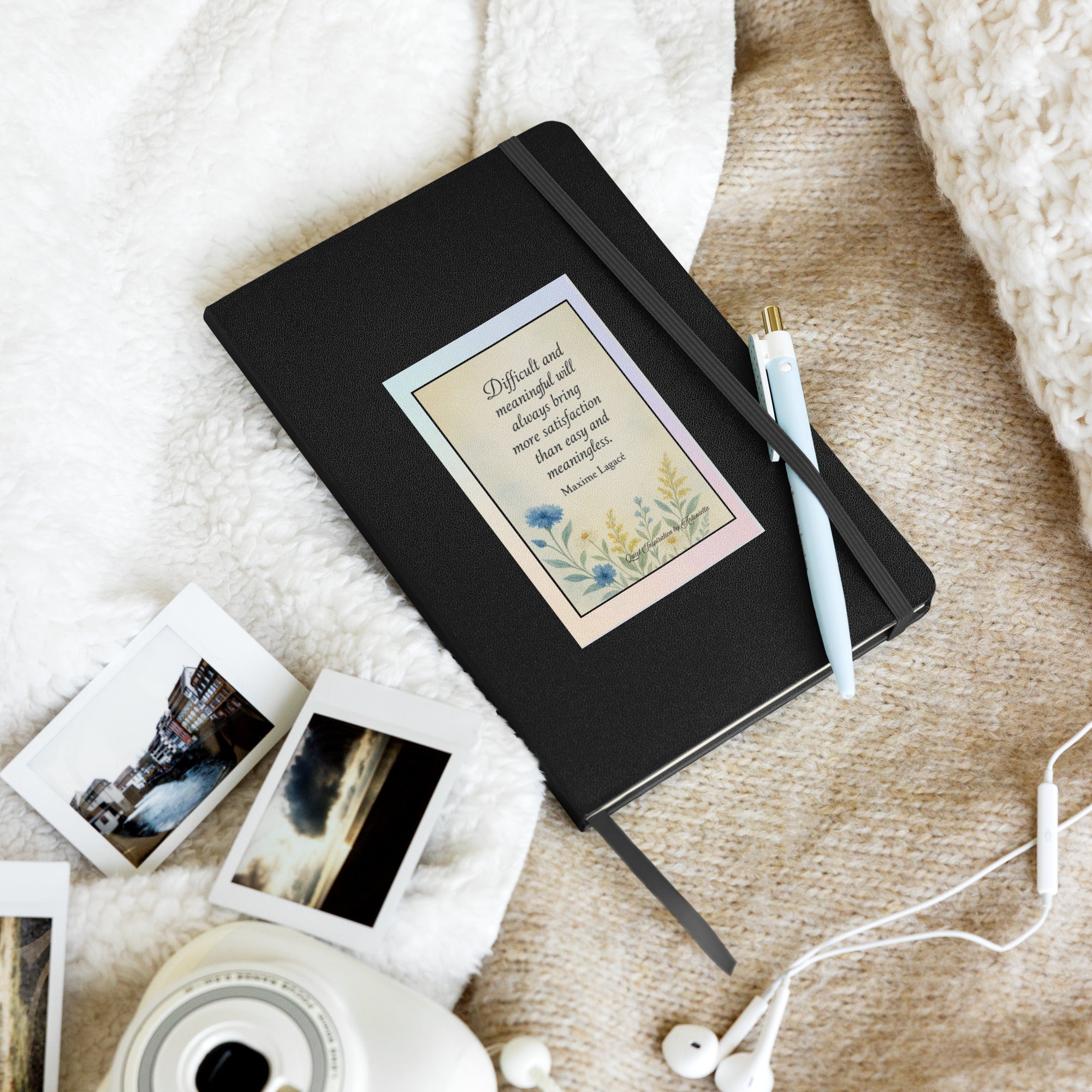 Máxime Legacé, “ Difficult and Meaningful…” Hardcover bound notebook