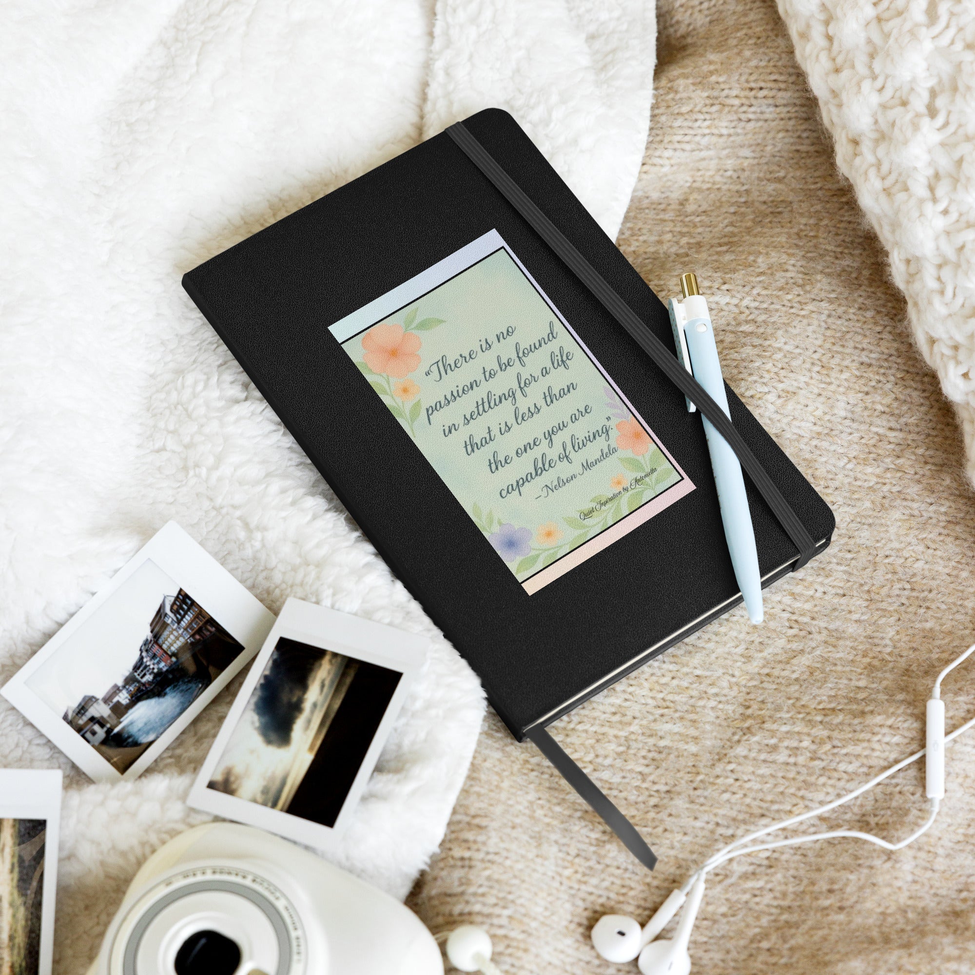 Hardcover bound notebook