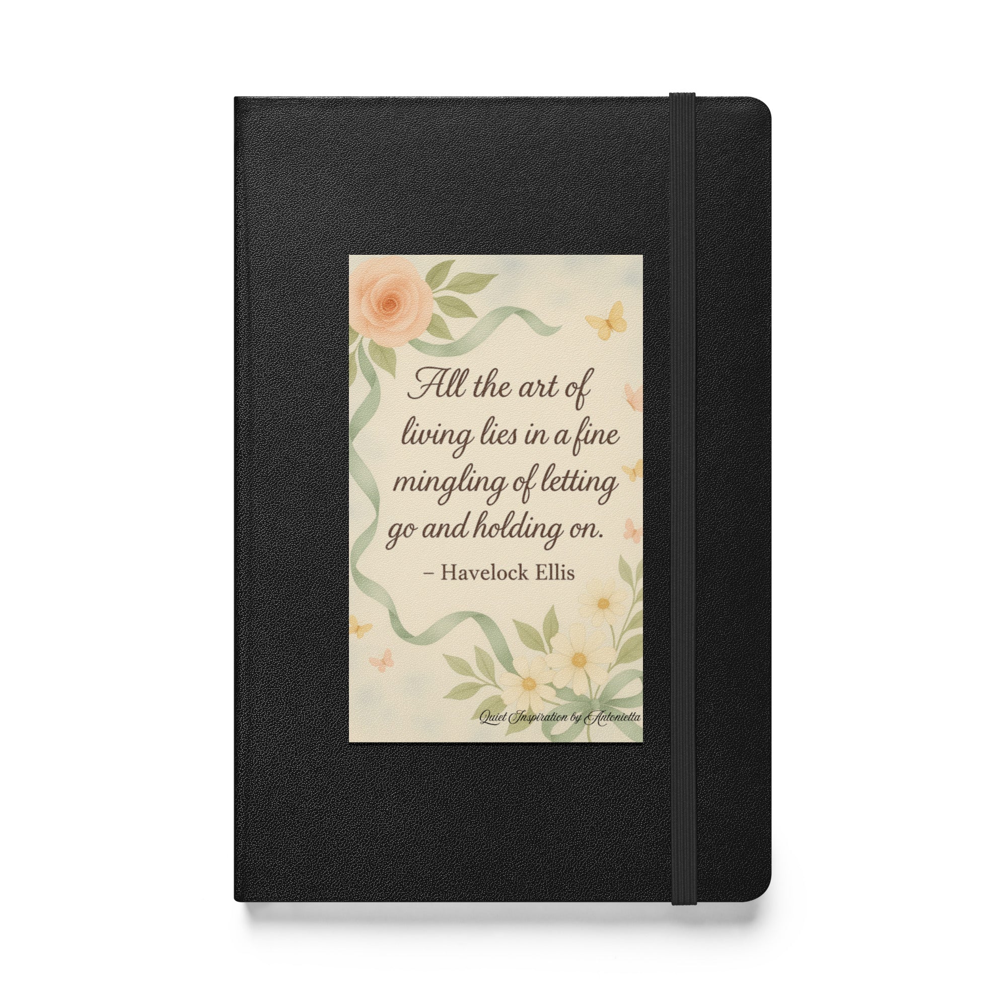 “All the Art of Living…”Hardcover bound notebook