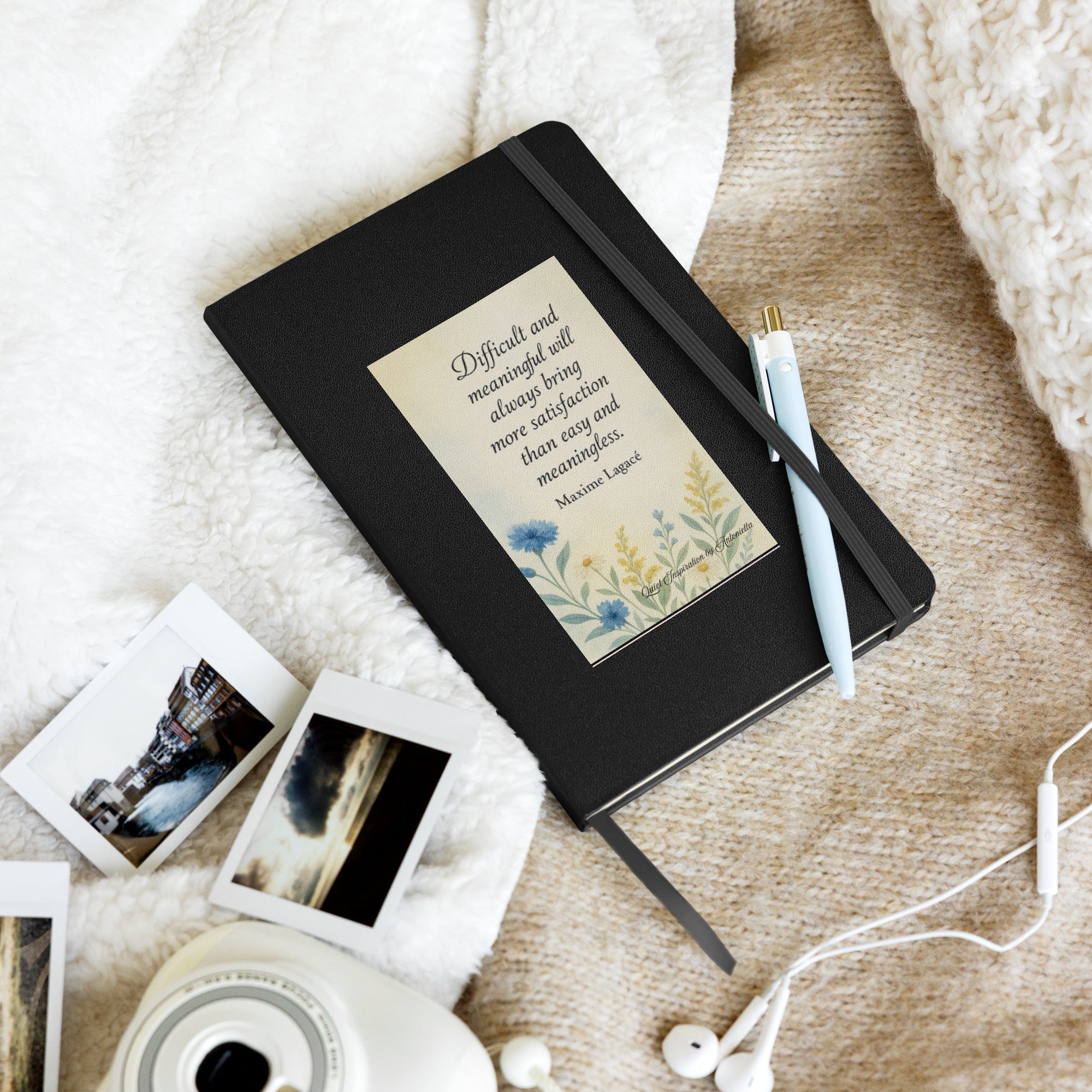Máxime Lagacé,  “ Difficult and Meaningful…” Hardcover bound notebook