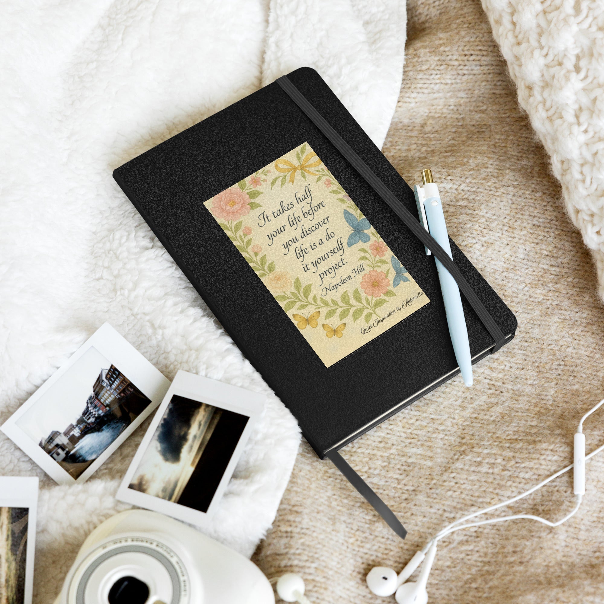 “It takes half you life…”Hardcover bound notebook