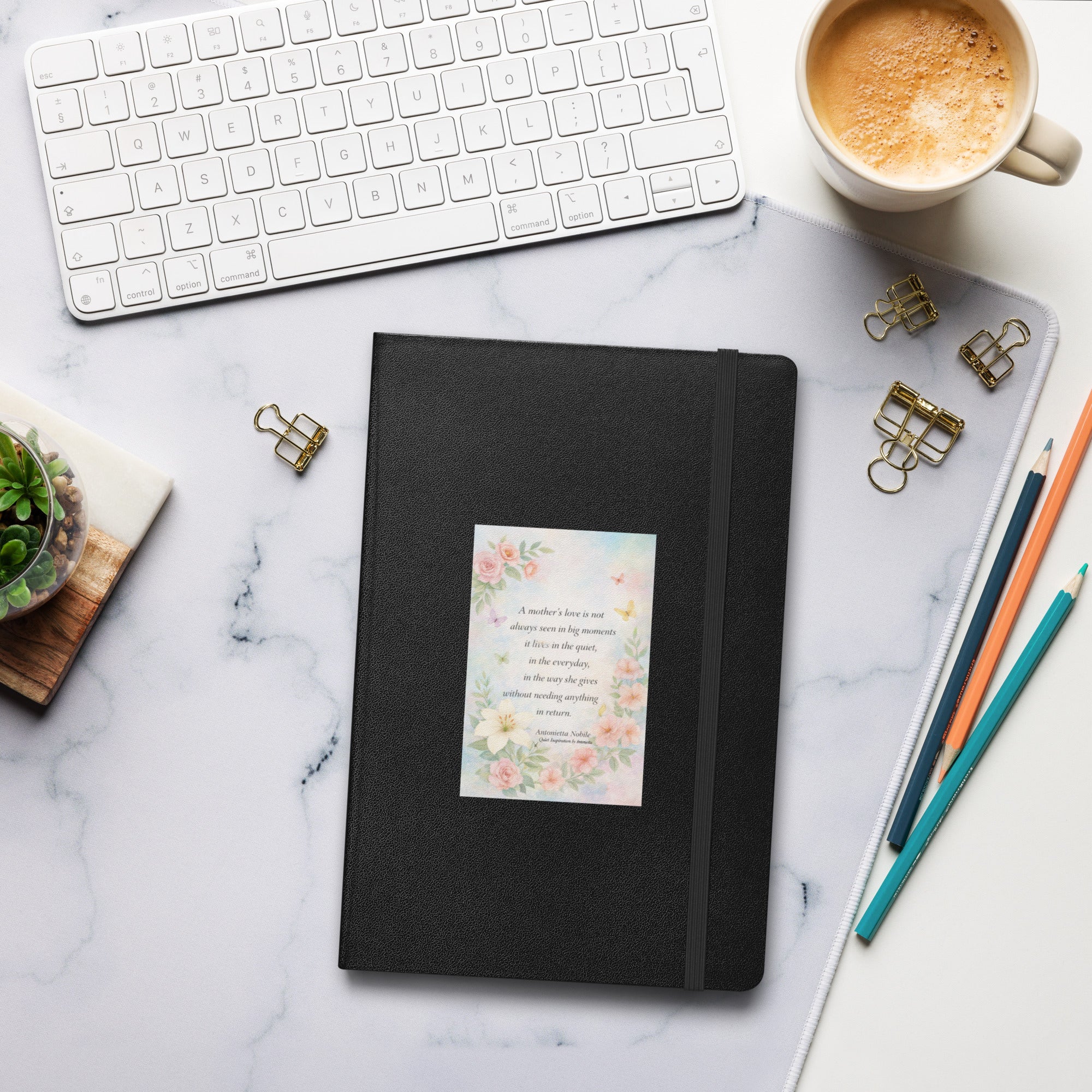 Floral Quote Notebook for Mom – Inspirational Journal, Meaningful Gift Idea