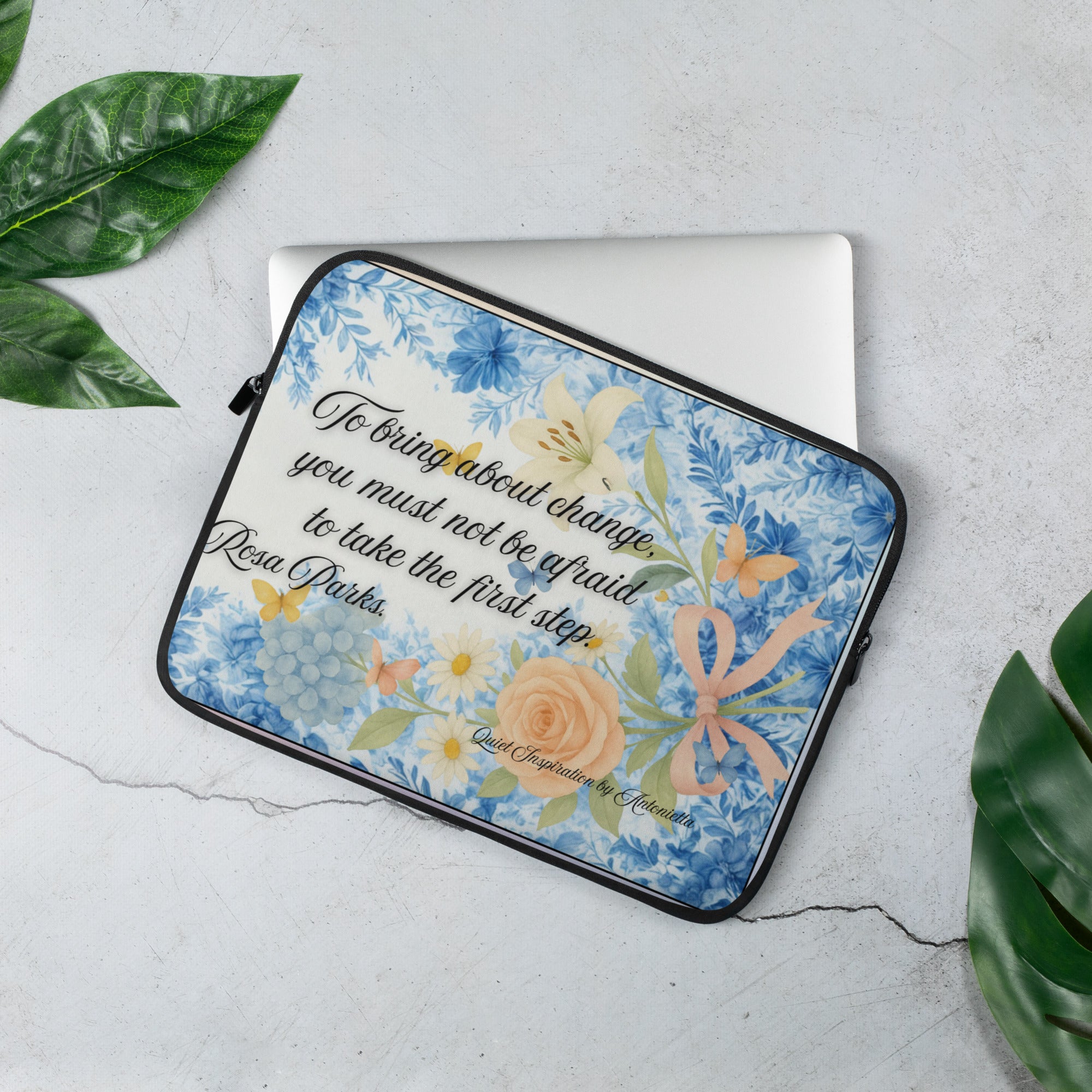 Rosa Park, to bring about change..” Laptop Sleeve