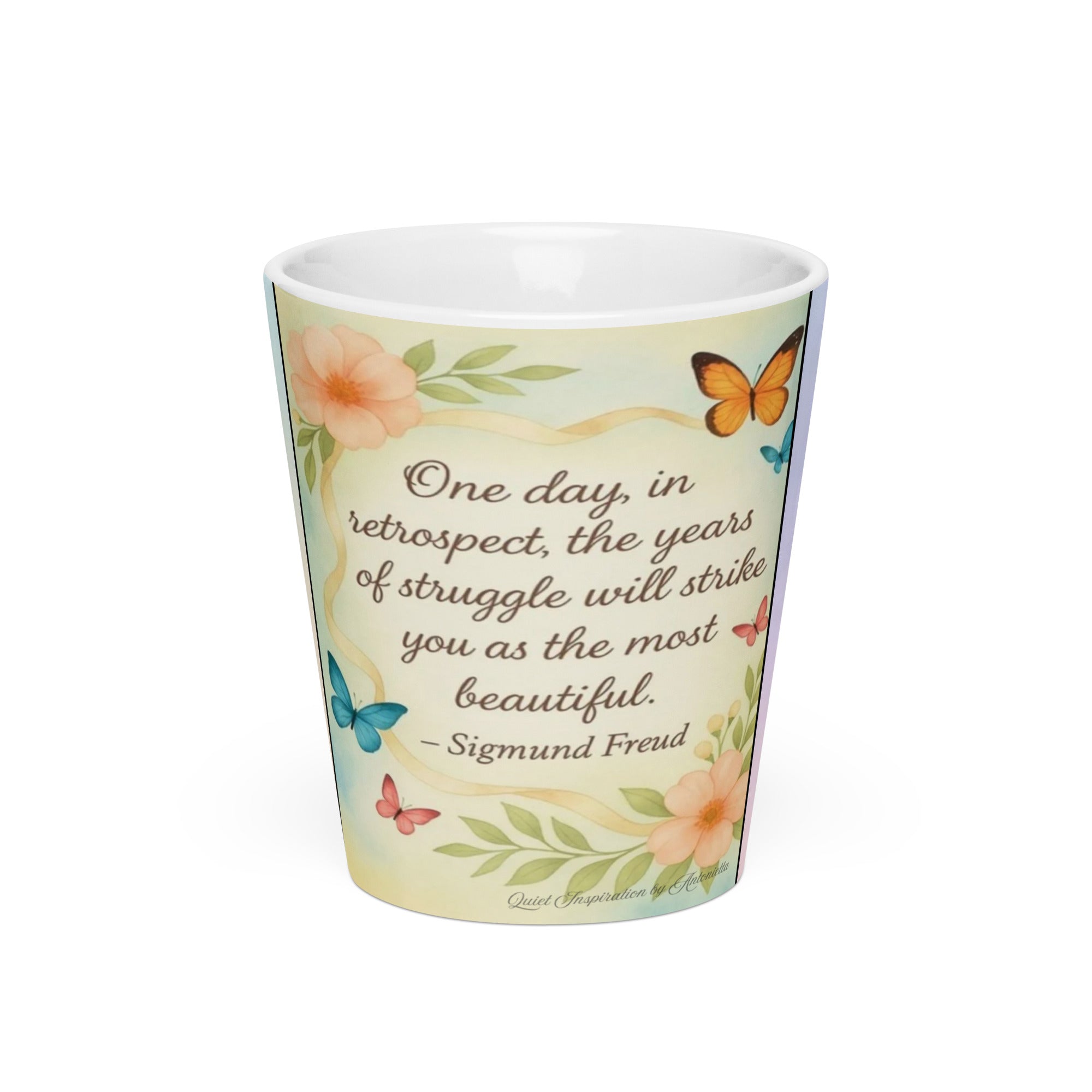 Sigmund Freud, “ One day in retrospect…”Latte mug