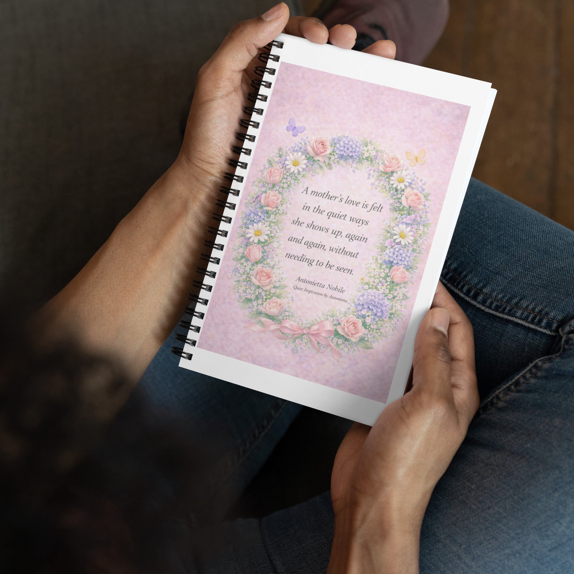 Spiral Notebook for Mom – Mother’s Day Gift, Inspirational Floral Journal