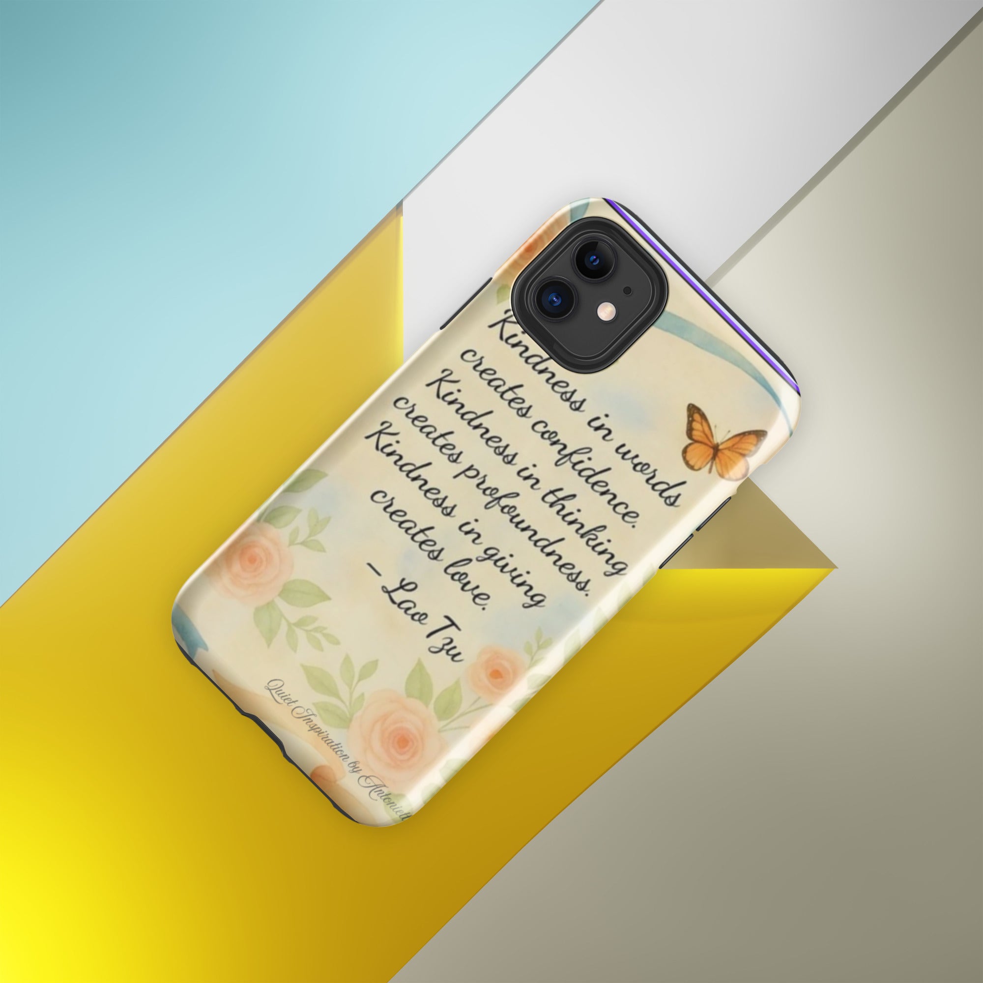 Lao Tzu, “ Kindness in words…” Tough Case for iPhone®14 Plus