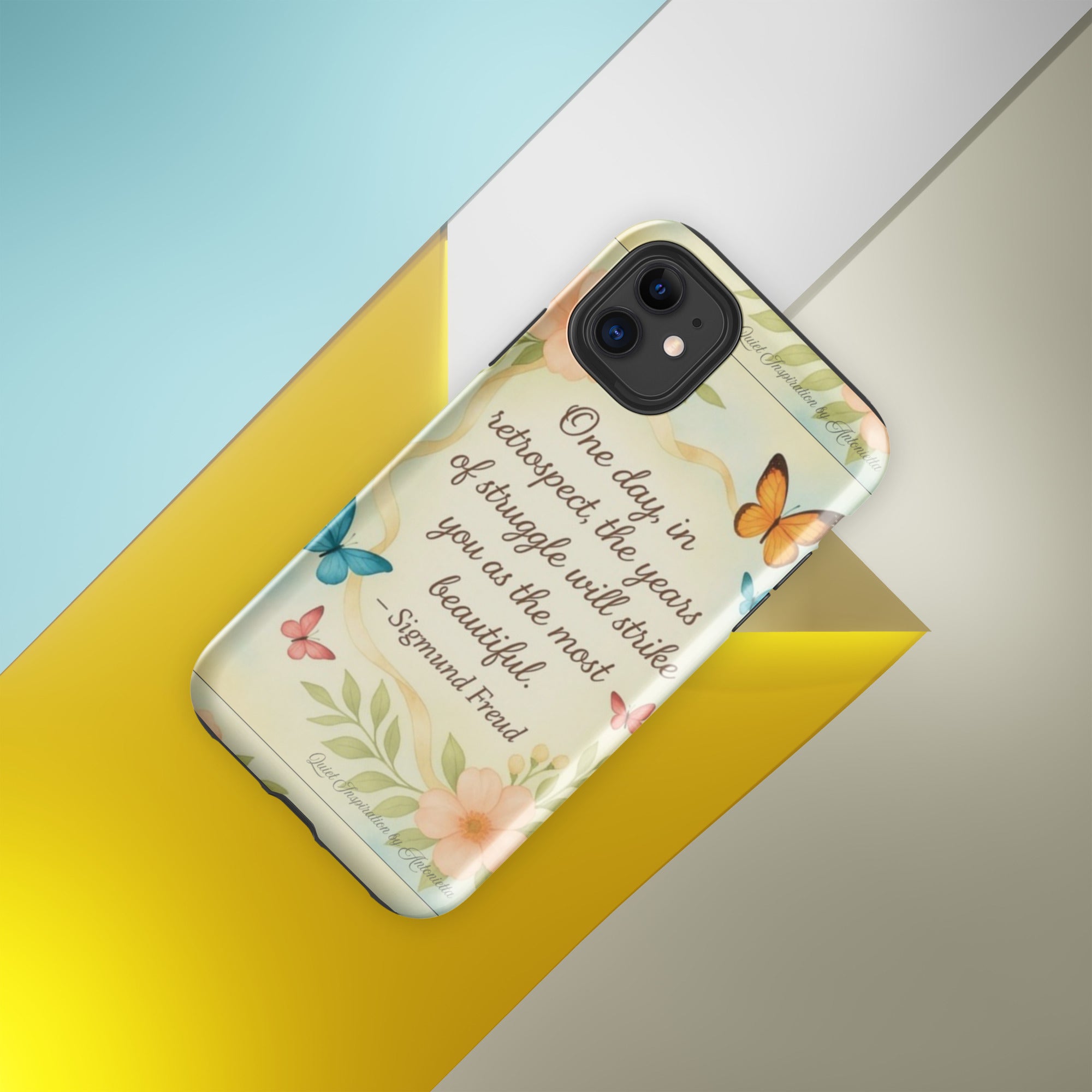 Tough Case for iPhone® 12, Inspirational Quote, “ One day in retrospect…” Motivational Tough Case