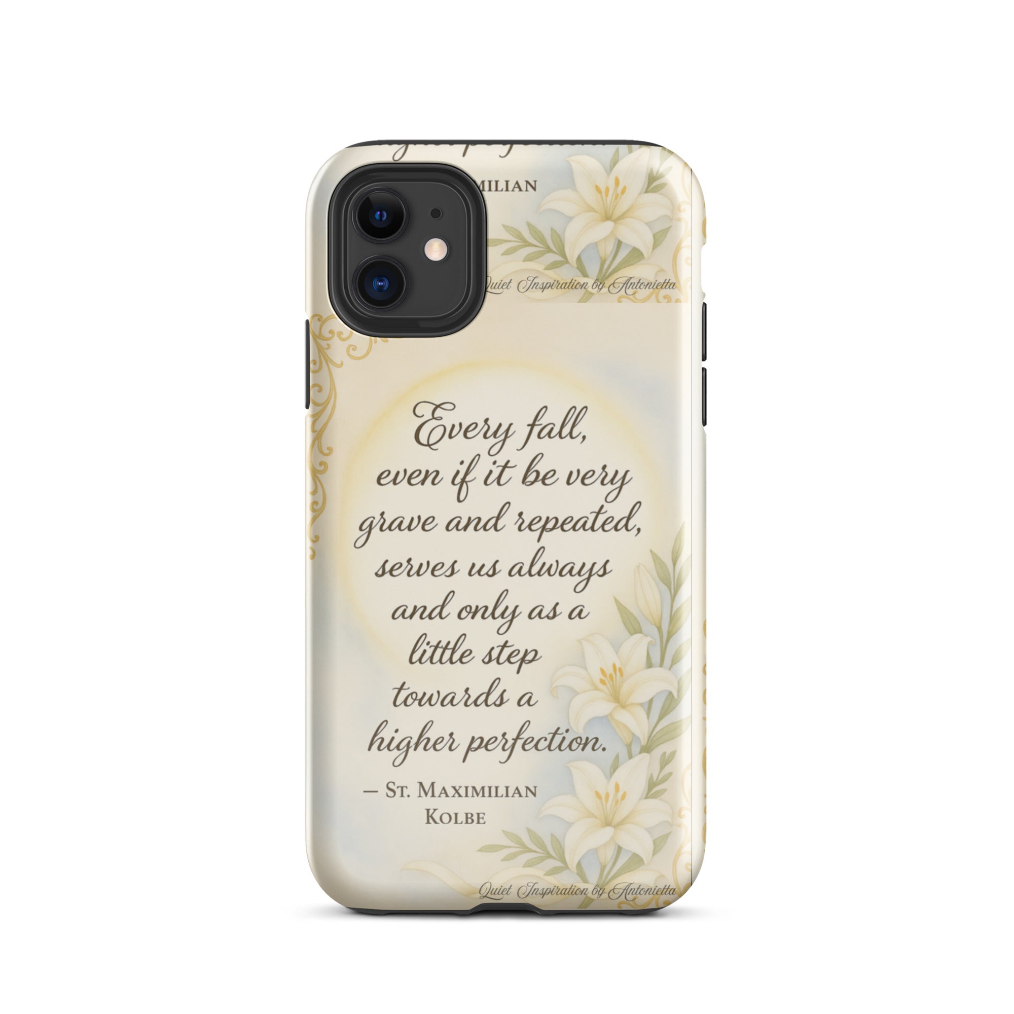 Inspirational Quote, “ Every fall…” Motivational Tough Case for iPhone®