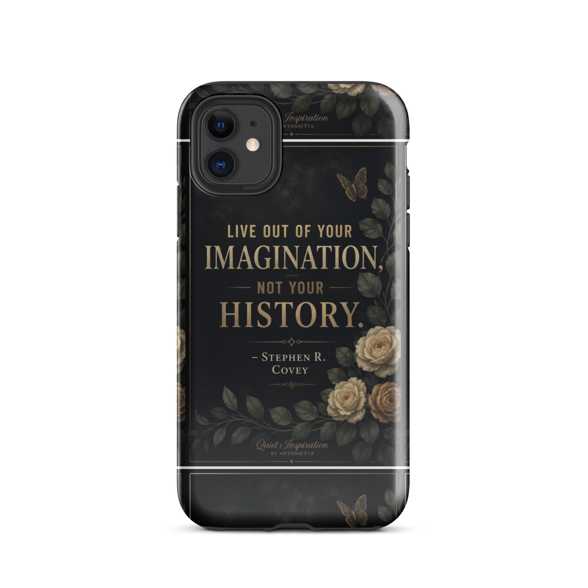 Inspirational Quote, “ Live out your imagination…” Motivational Tough Case for iPhone®