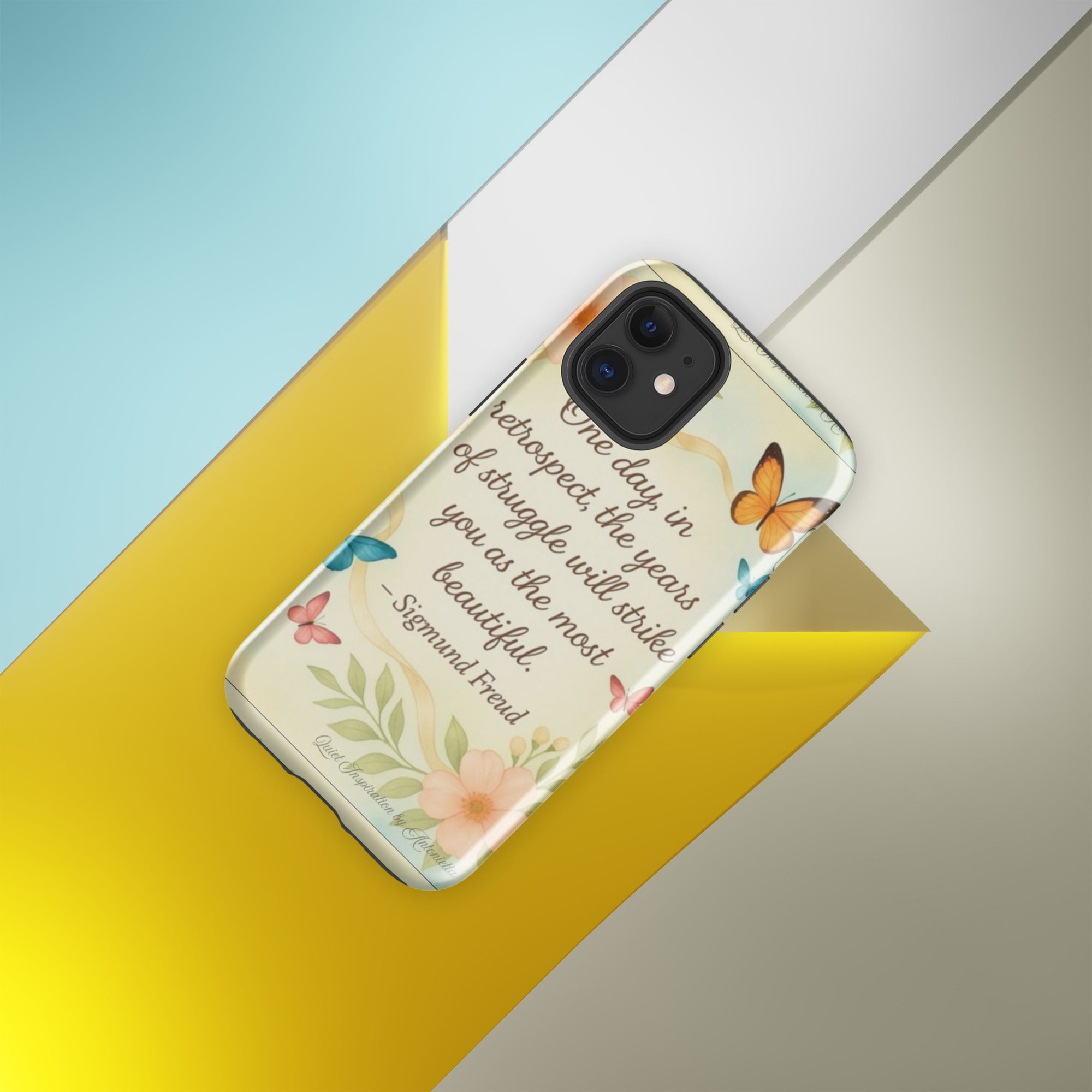 Inspirational Quote, “ One Day in Retrospect…” iPhone® 12 Mini, Motivational Tough Case