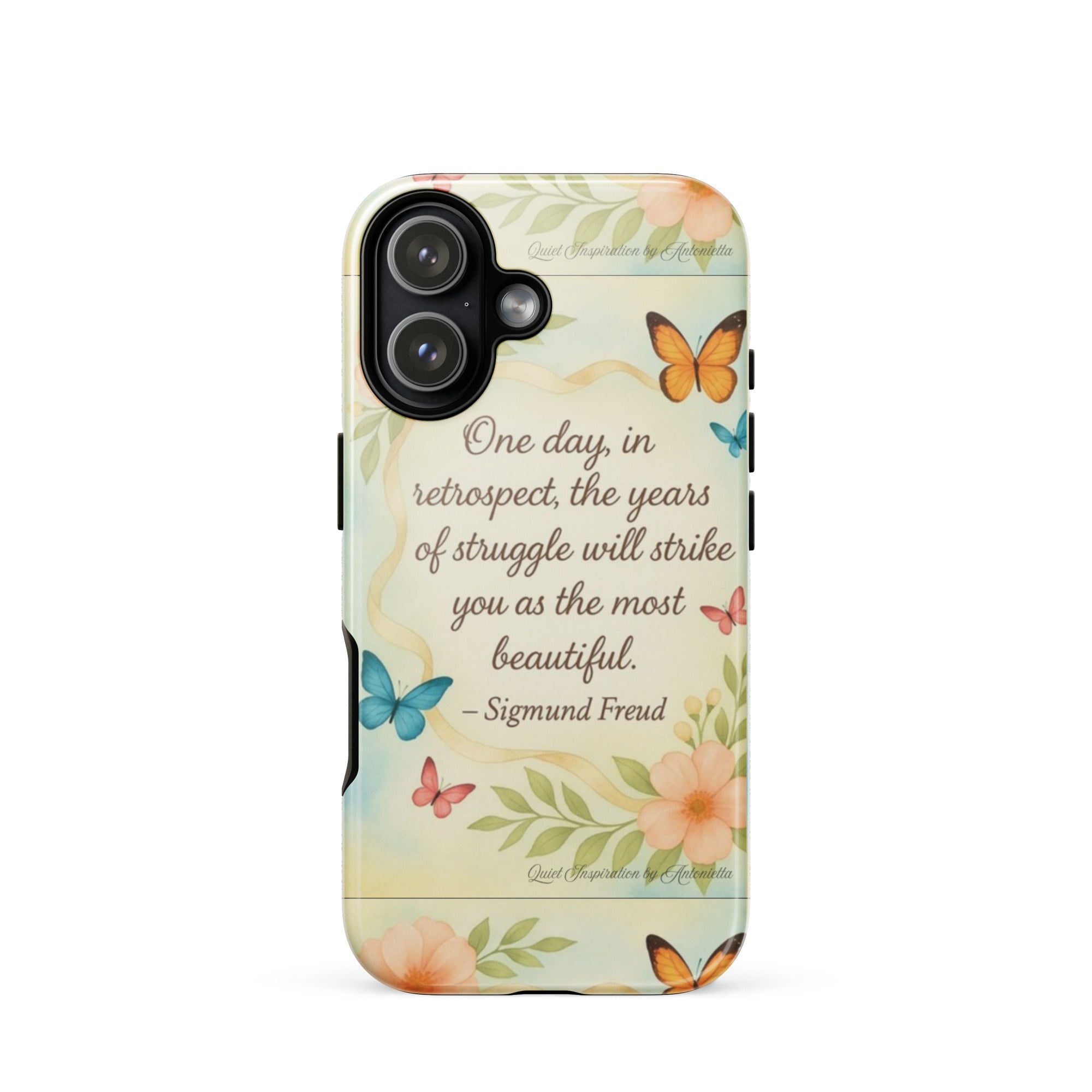 Tough Case for iPhone®17,Inspirational Quote,”One day in retrospect…”Motivational Tough Case
