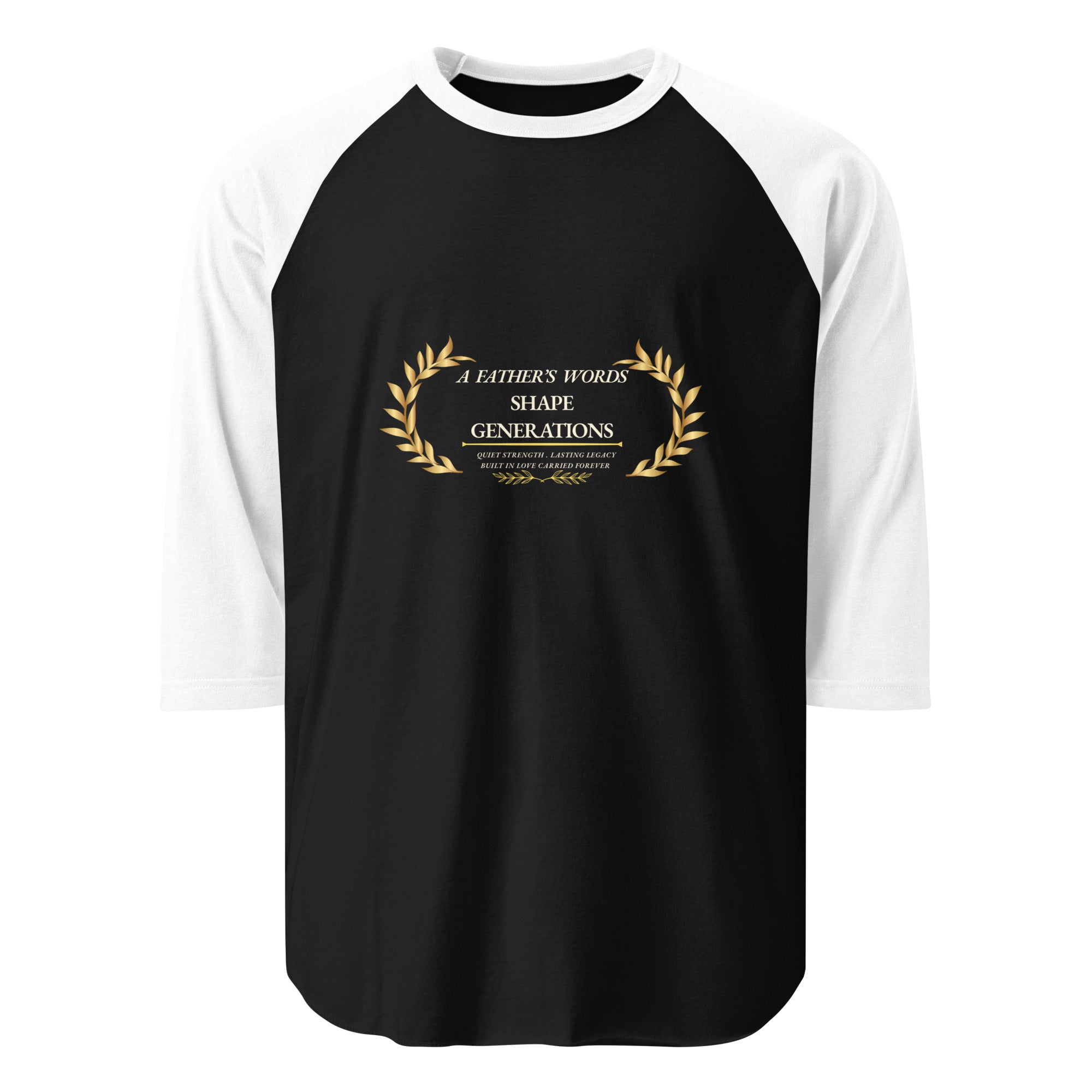 Father’s Day Raglan Shirt | Inspirational Dad Shirt | Fatherhood Legacy Baseball T