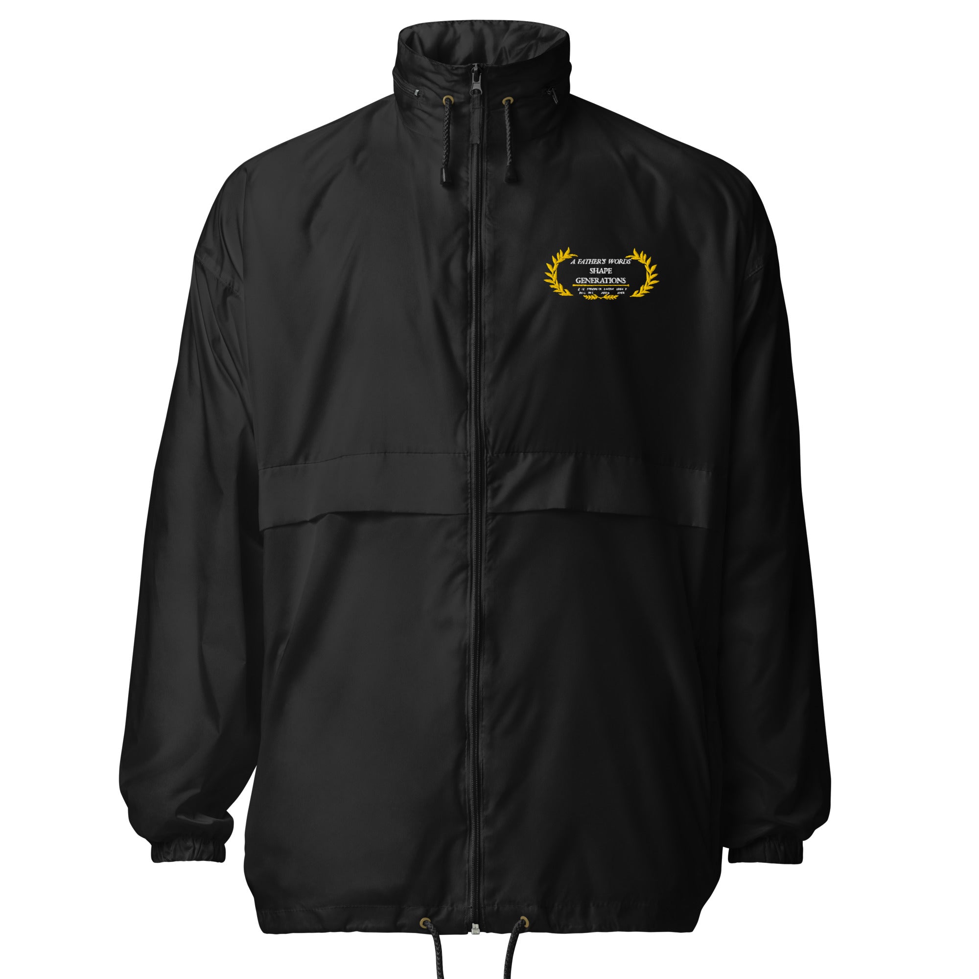 Inspirational Fatherhood Windbreaker | Father’s Day Jacket for Dad | Legacy Apparel