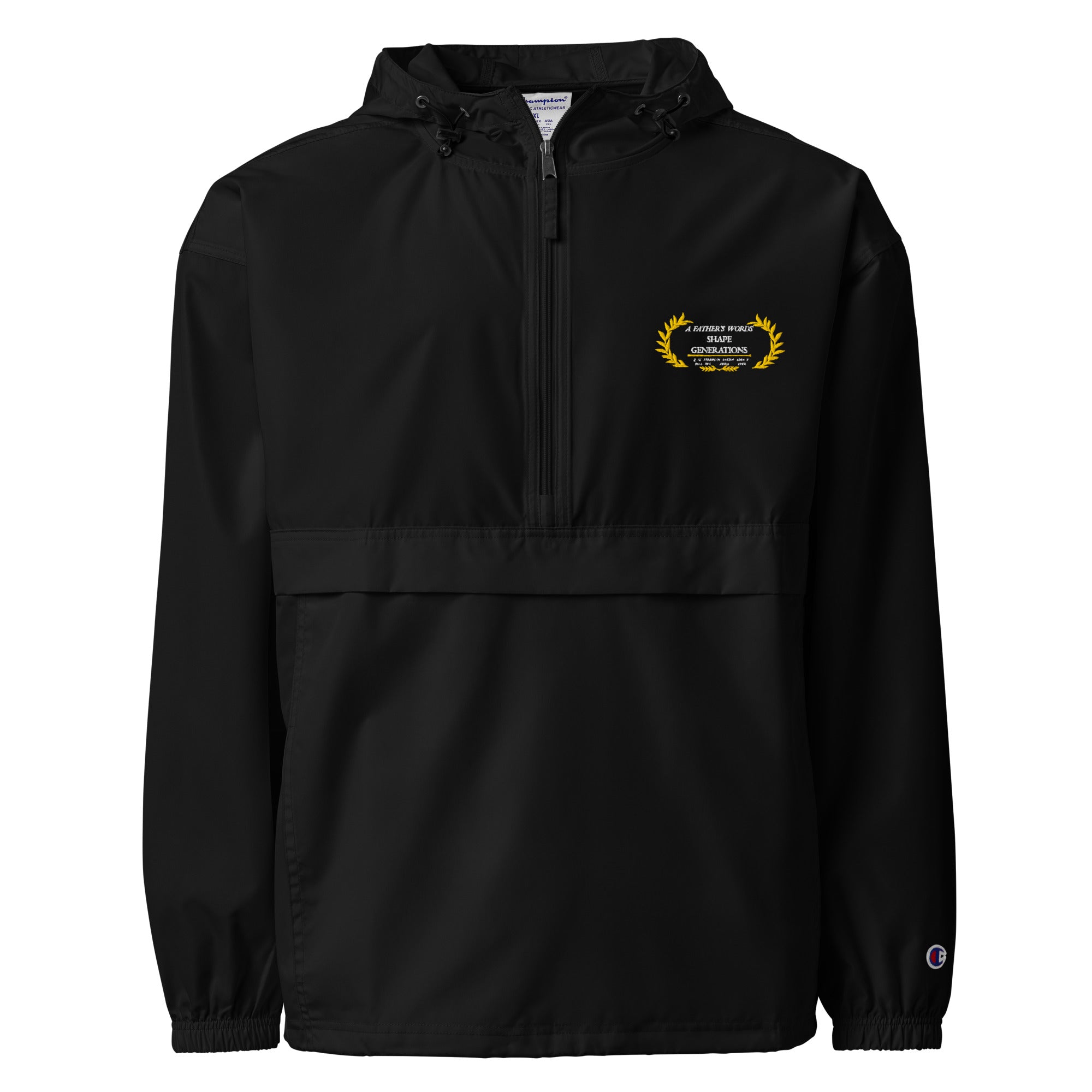 Champion Father’s Day Packable Jacket | Inspirational Dad Windbreaker Gift