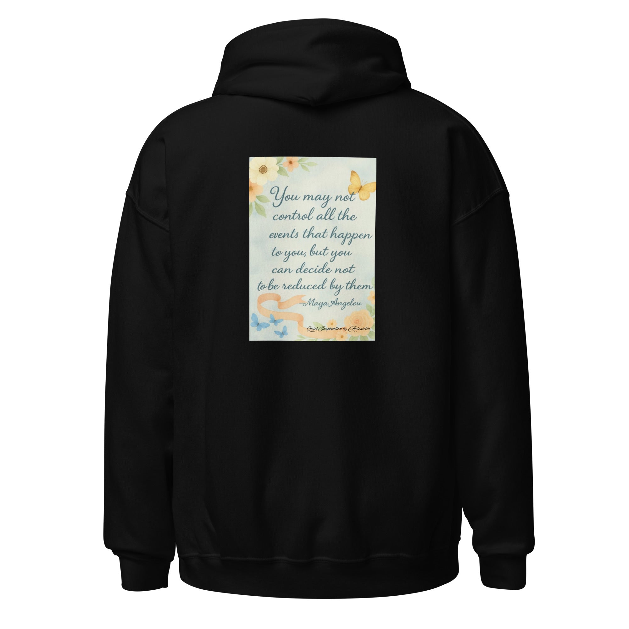 Be patient with yourself, Black Unisex Hoodie